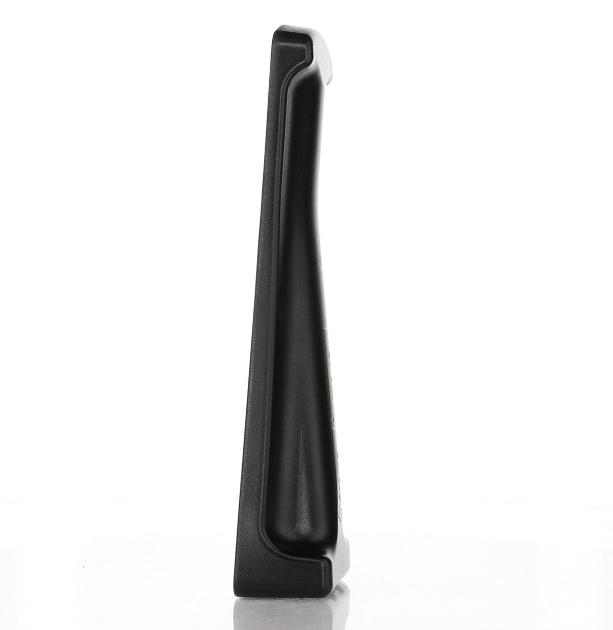 Anderic RR1003 antimicrobial universal remote control in black, shown from a side profile view.