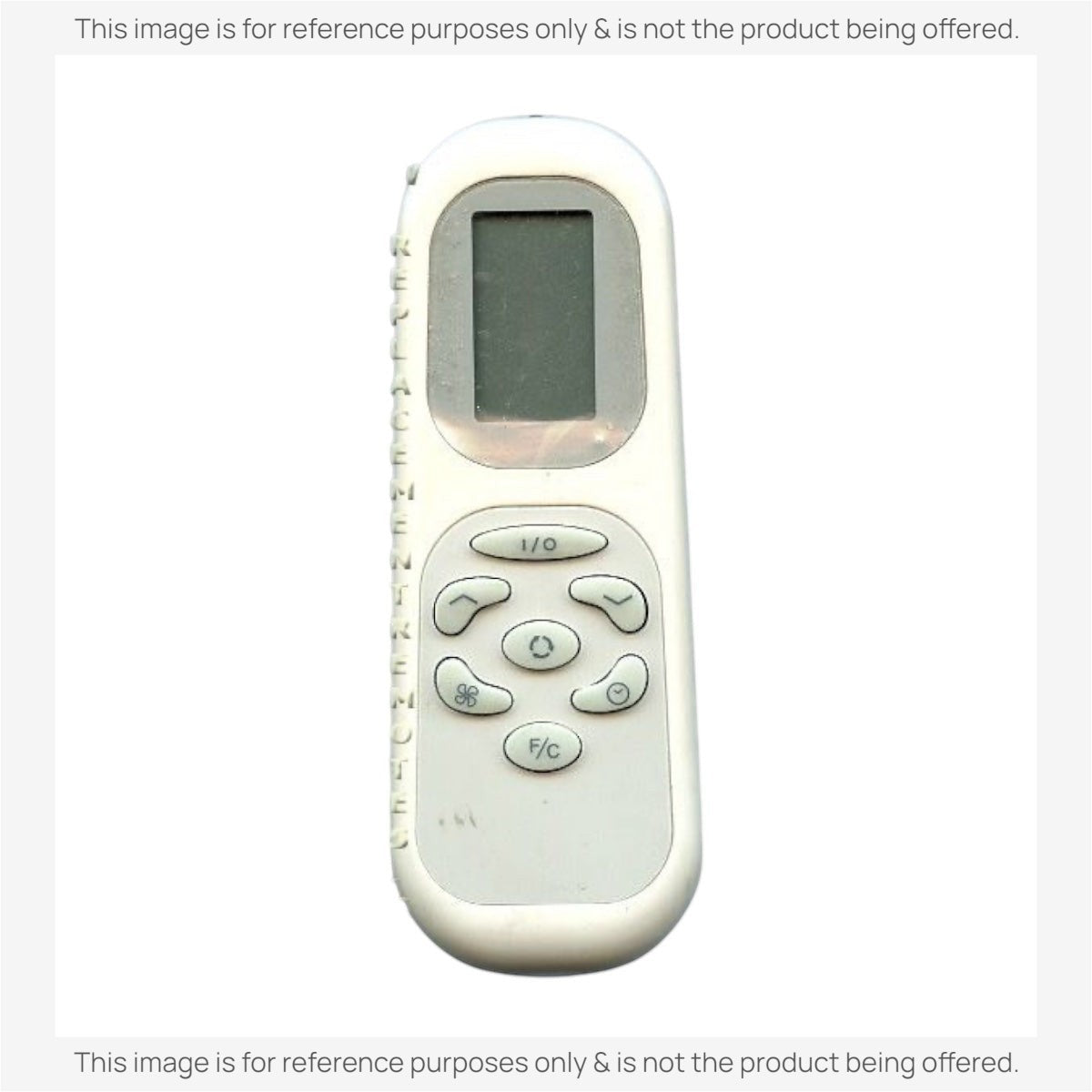 Anderic RR2054 replacement remote control for Haier and Amana portable air conditioners with LCD screen and buttons.