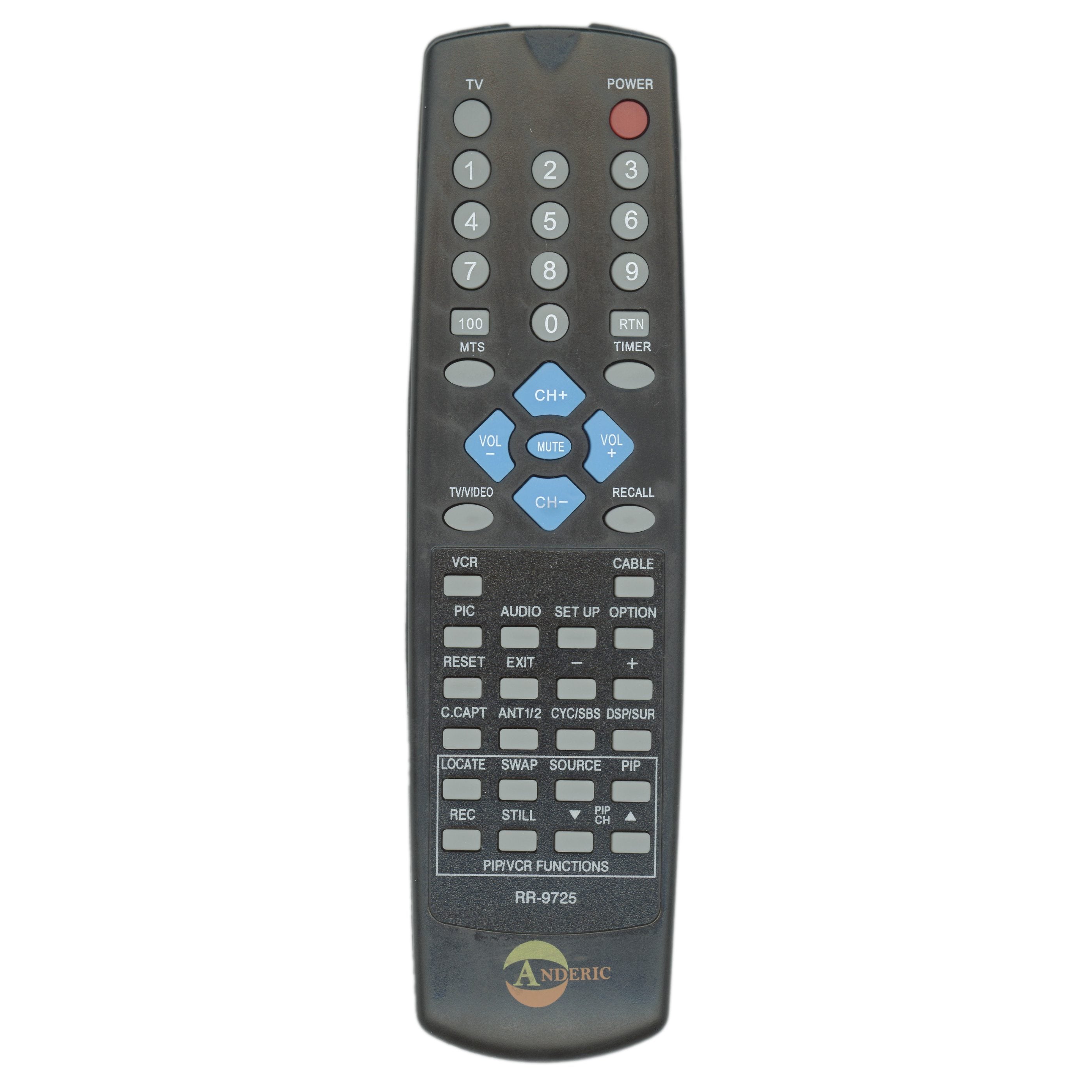 Control remoto para televisor Toshiba Anderic RR9725