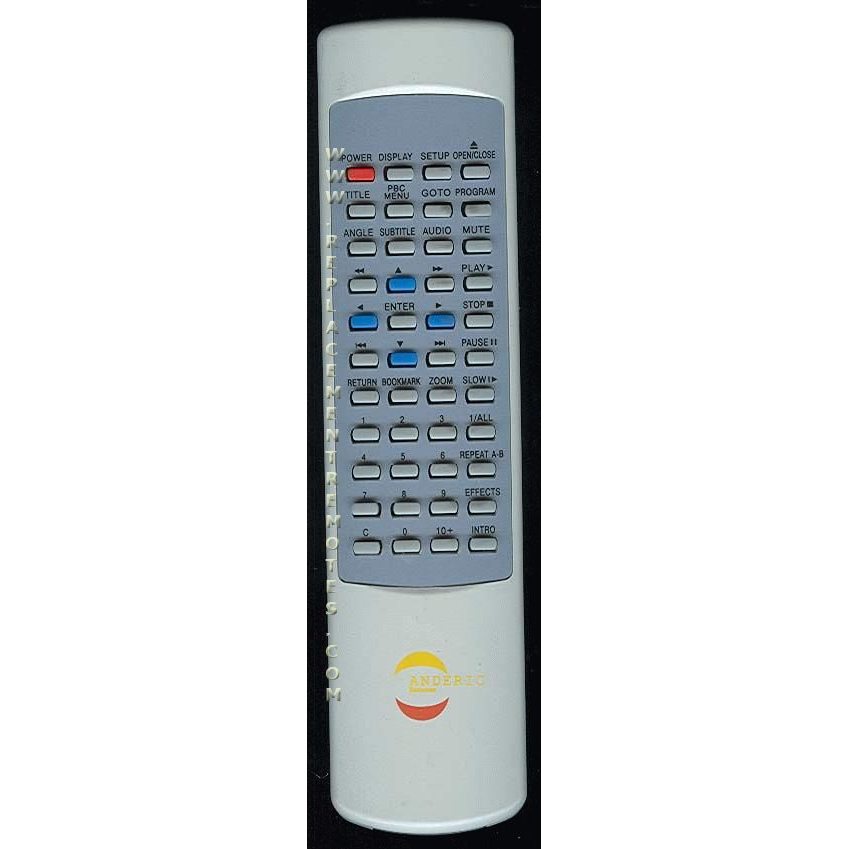 Control remoto Anderic RRCYB para DVD Cyberhome