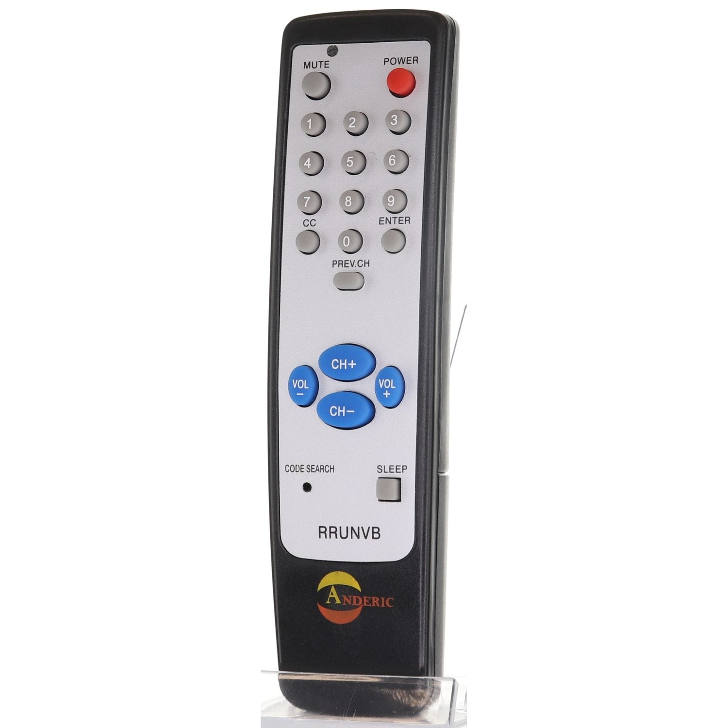 Télécommande universelle Anderic RRUNV noire pour 1 appareil