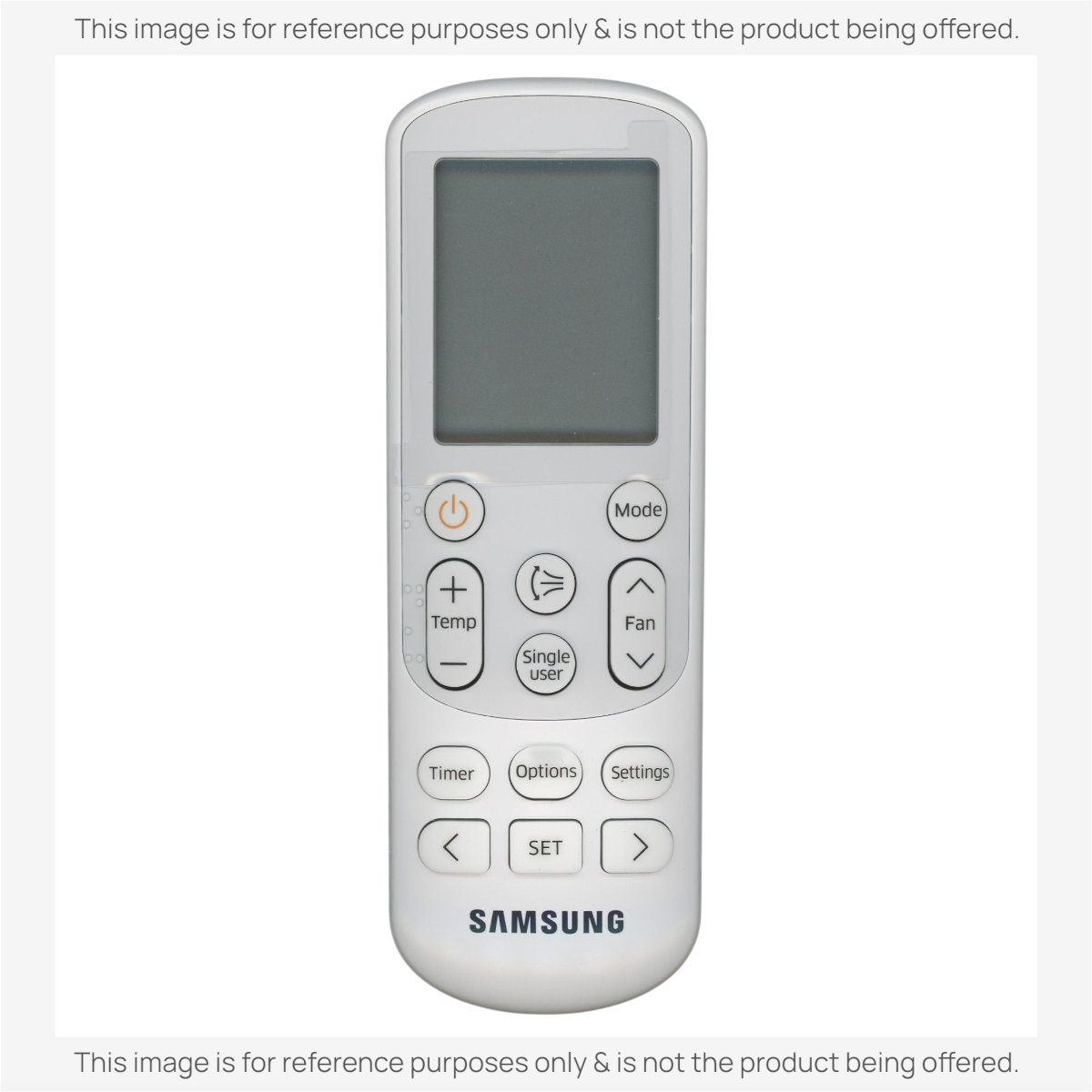 Anderic substitute remote control for Samsung air conditioner with digital display and function buttons
