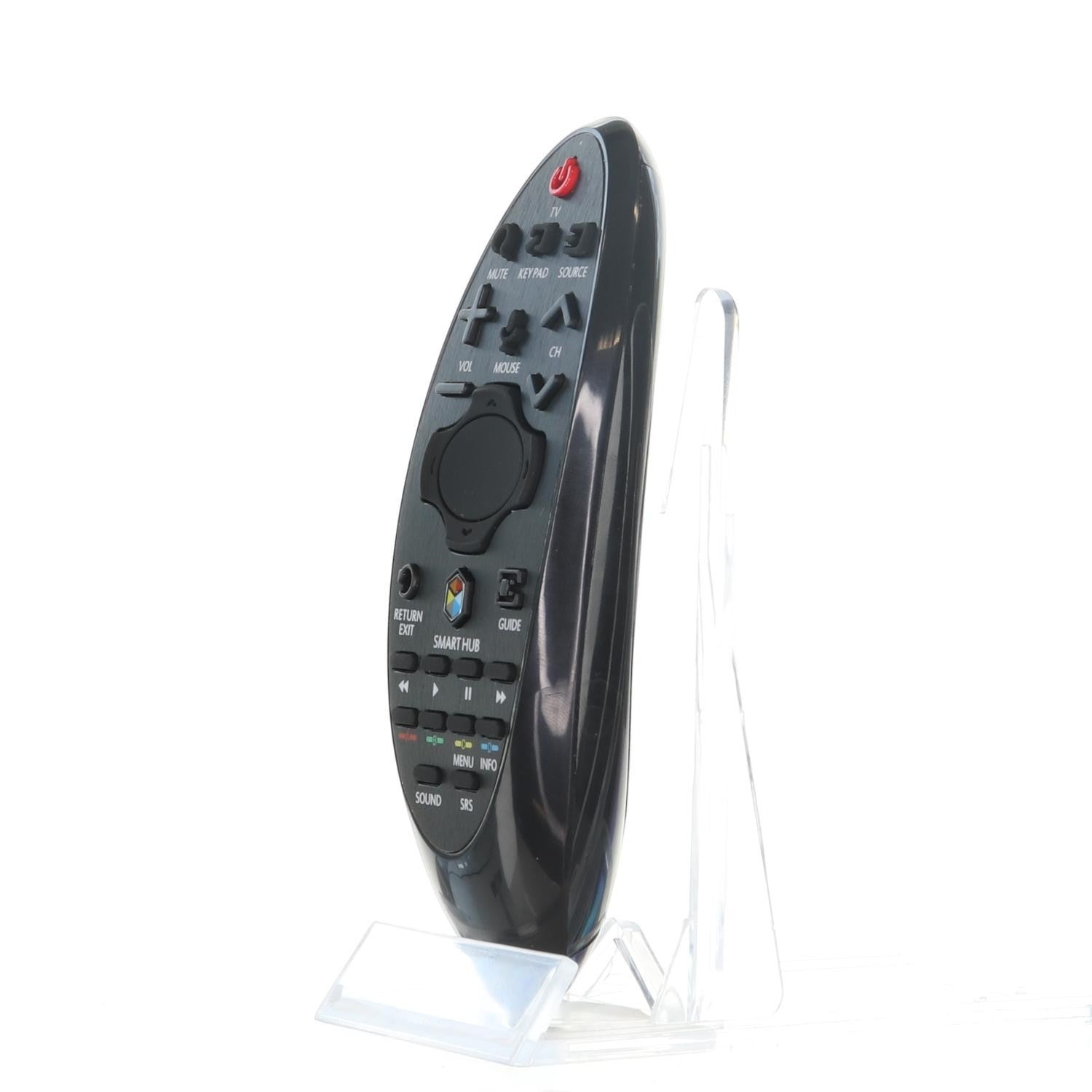 Anderic replacement remote control for Samsung Smart TVs in black with cursor and Smart Hub navigation buttons.