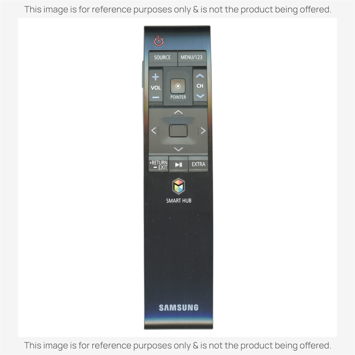 Anderic replacement RF smart TV remote for Samsung BN59-01232A with Smart Hub and pointer functionality