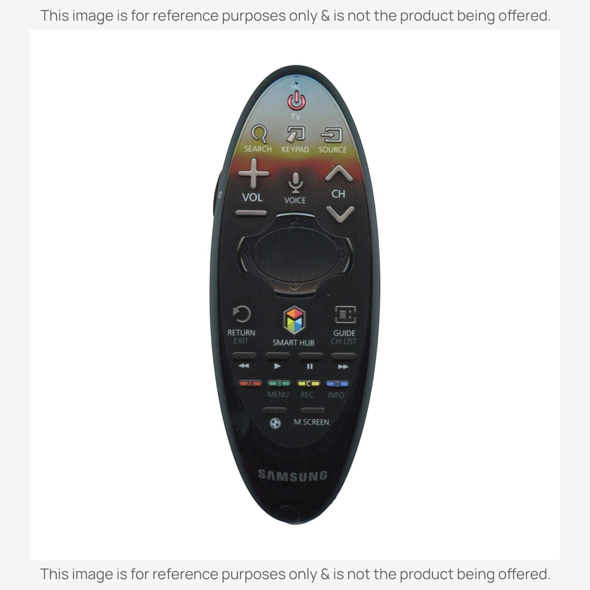 Anderic replacement remote control for Samsung Smart TVs with cursor navigation and Smart Hub buttons