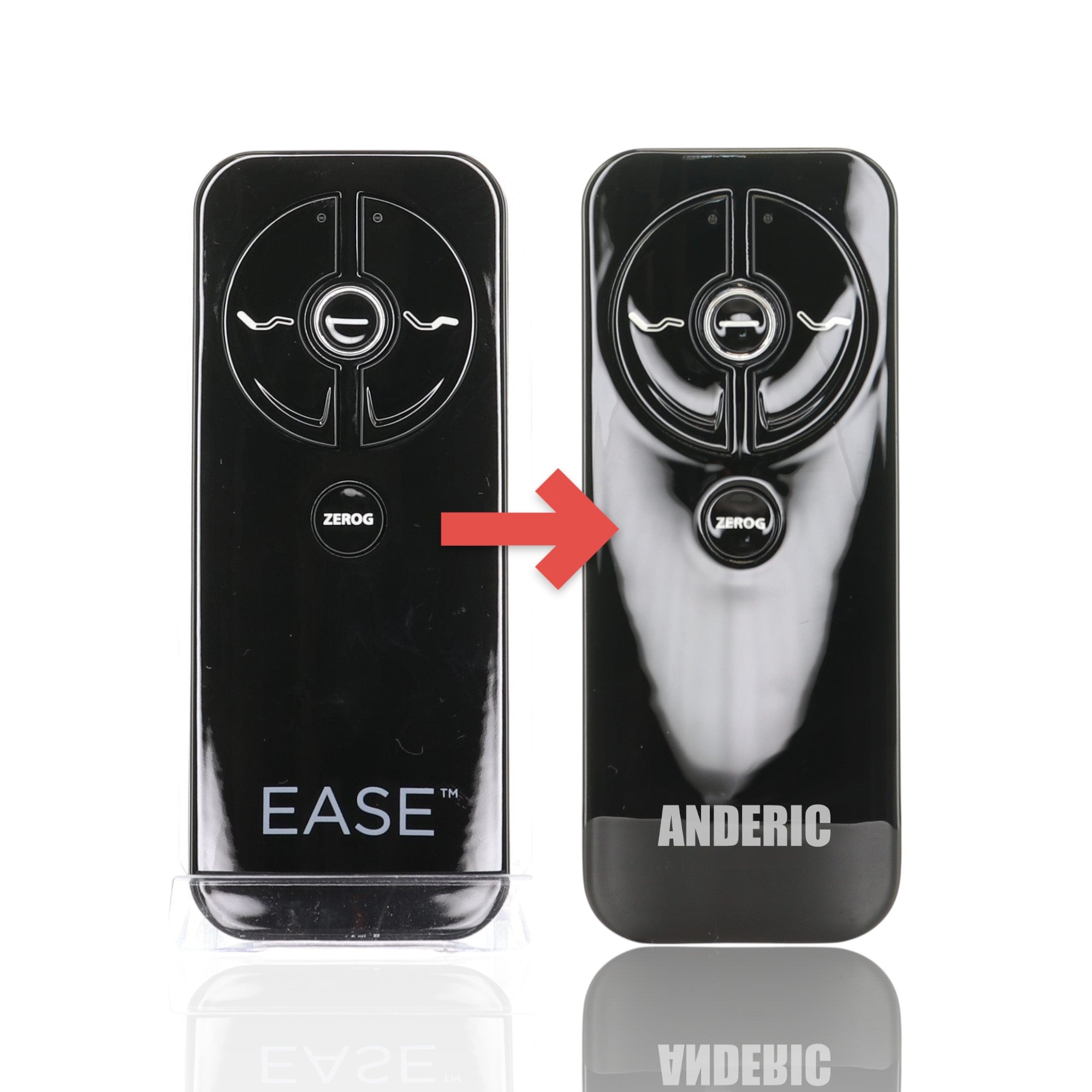 Anderic replacement remote control for Sealy EASE ERGO adjustable beds with head and foot positioning buttons