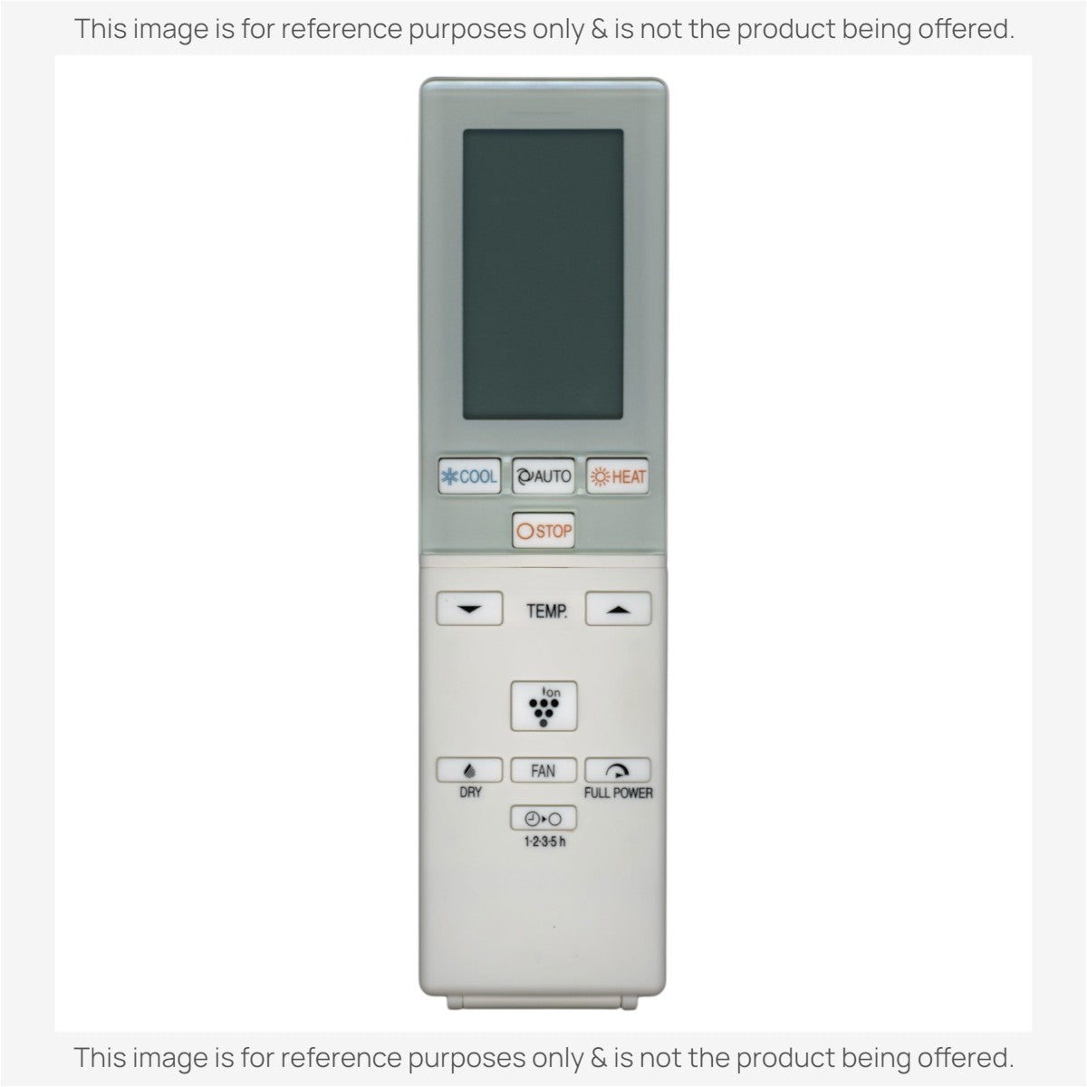 Anderic replacement remote control for Sharp split-type inverter air conditioners with LCD screen and function buttons