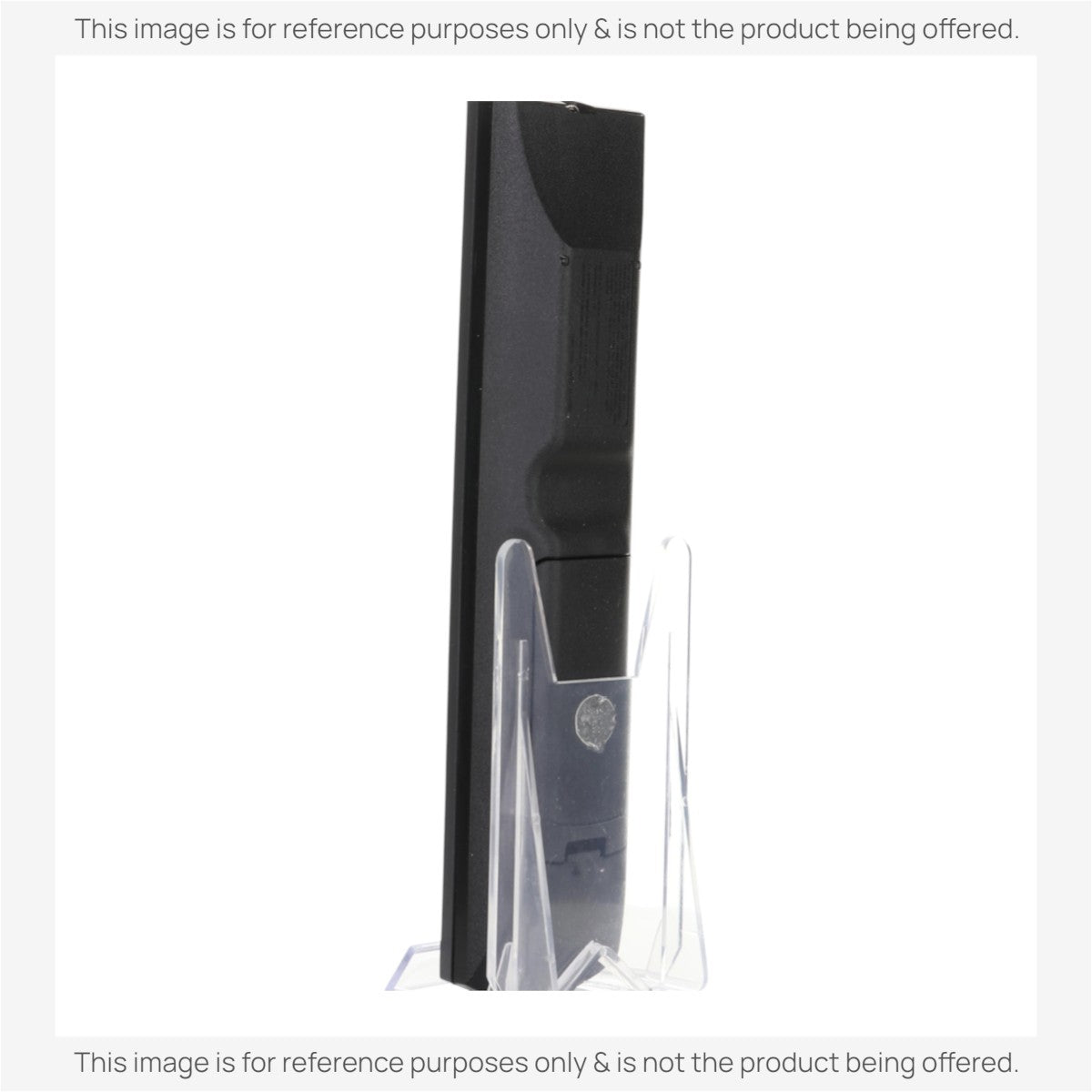 Anderic replacement remote control for Sony DVD and VCR combo units, black plastic casing, side profile view.