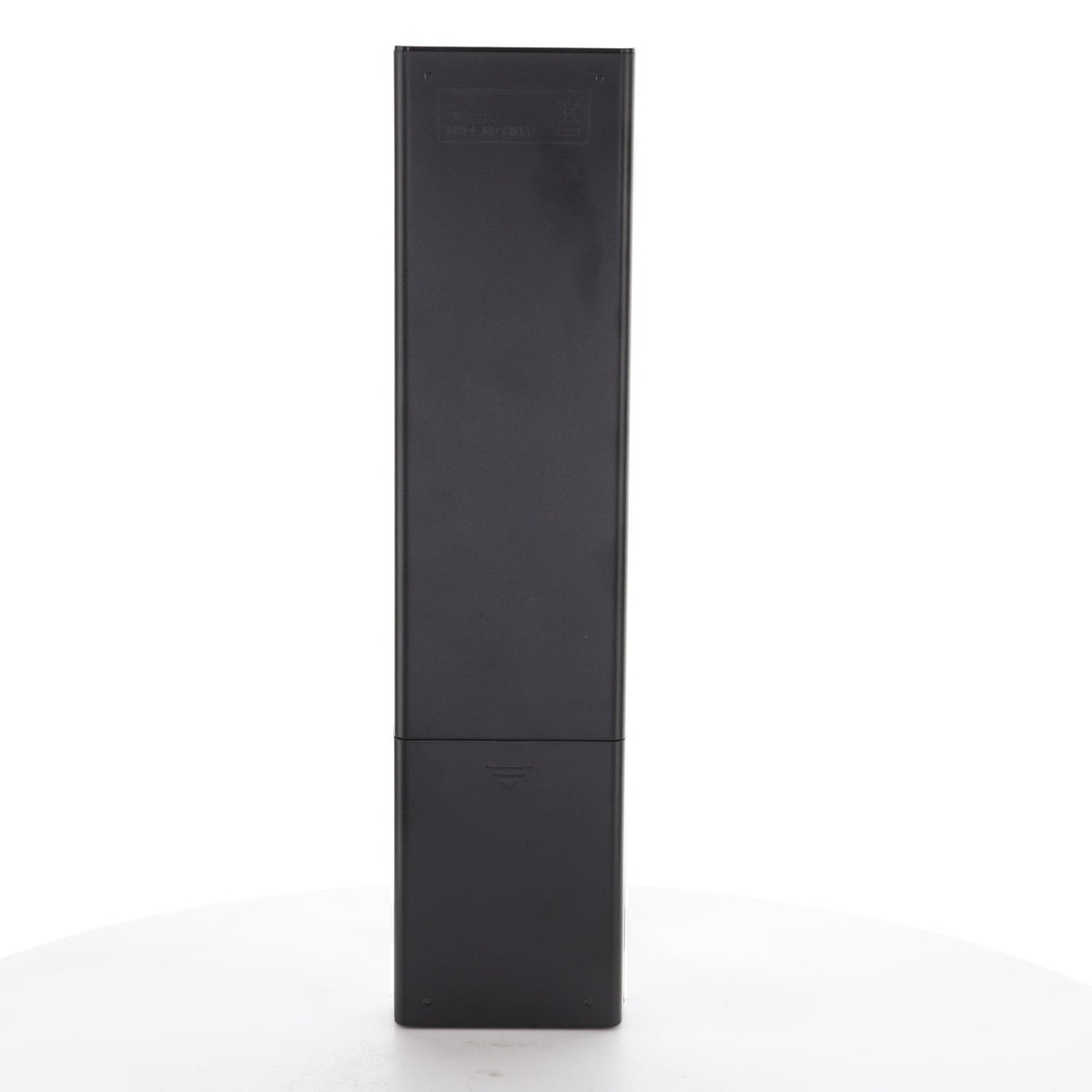 Anderic black infrared remote control replacement for Sony RMT-TX110L TV, shown from the back view.