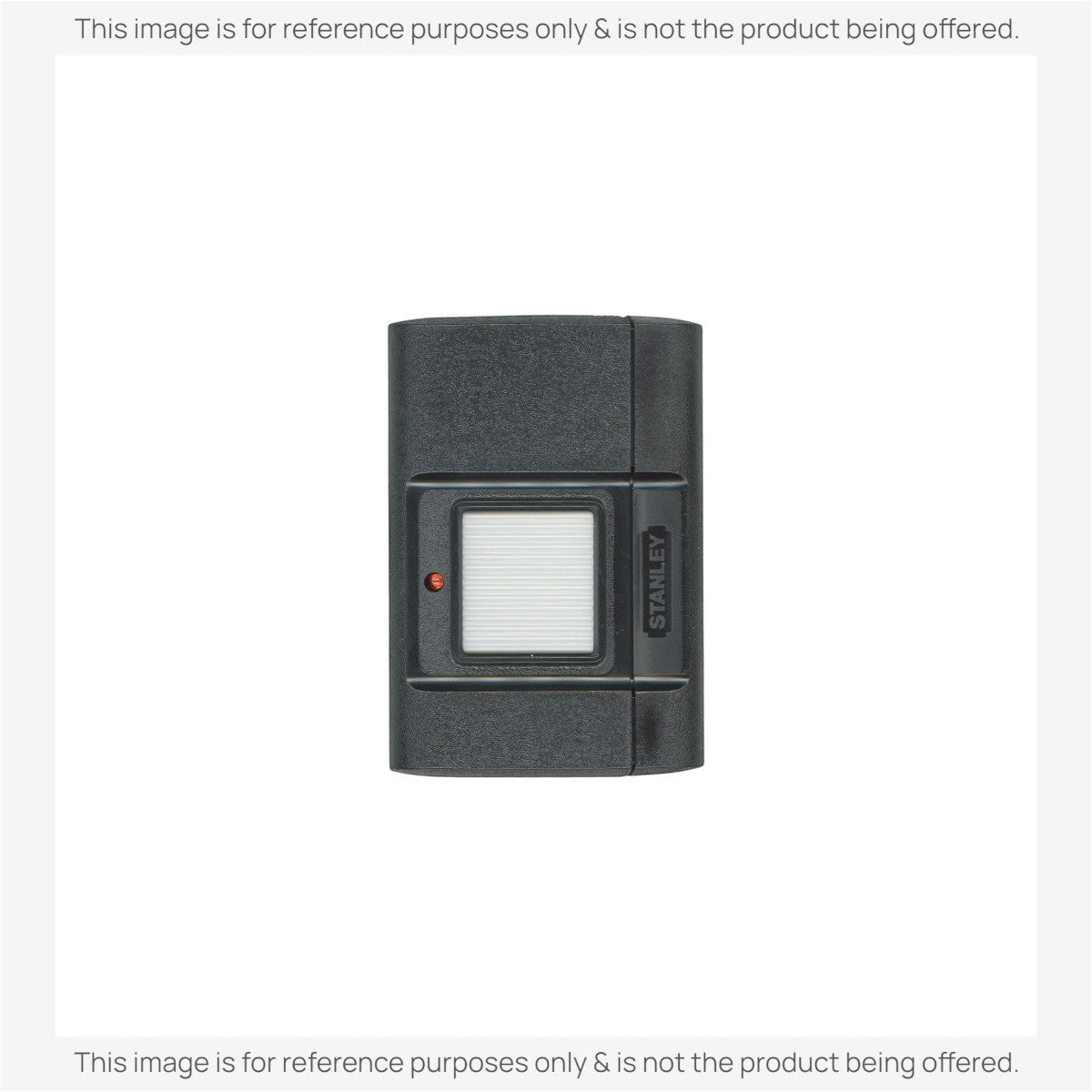 Anderic garage door remote control substitute for Stanley 1050 model in black with a square white button