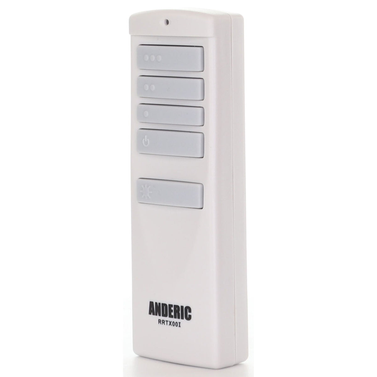 Anderic TR258A white 3-speed AC ceiling fan remote control with light operation button and learning function
