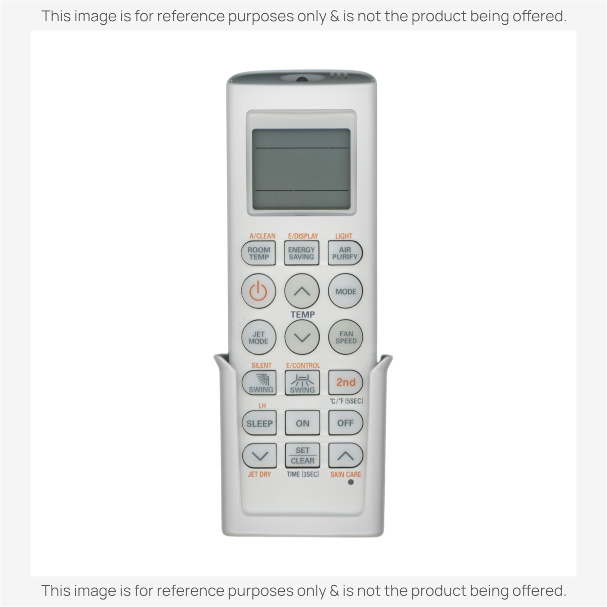 Anderic universal air conditioner remote control with backlit LCD display and numeric programming buttons