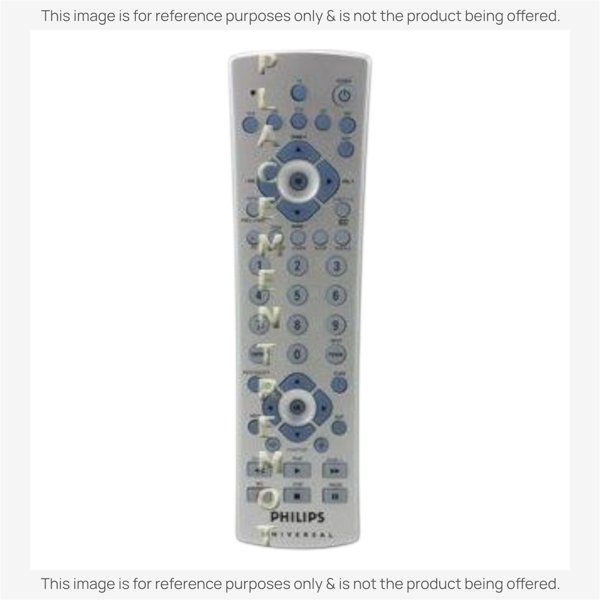Anderic universal remote control replacement for Philips PM725S with backlit keypad and dedicated streaming buttons