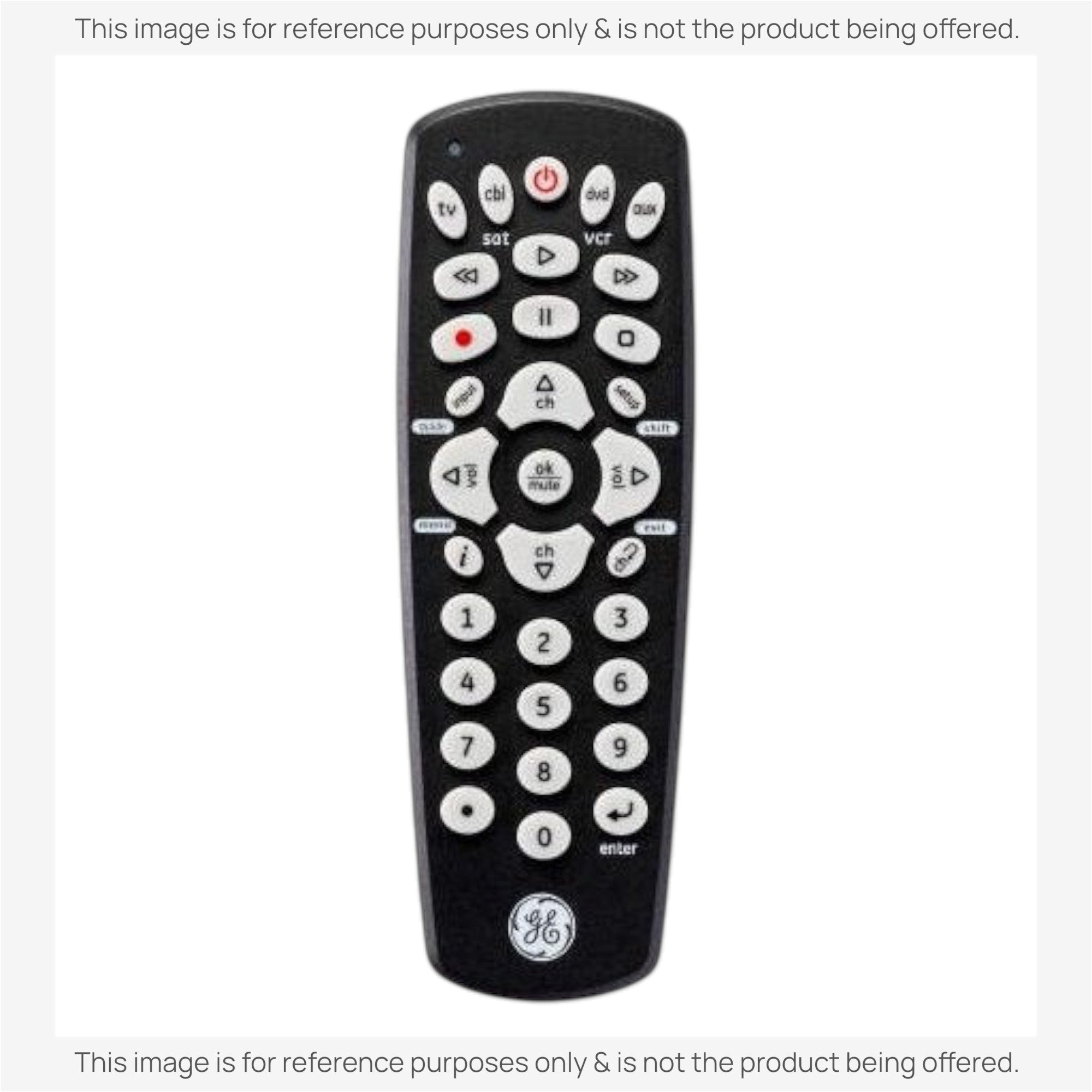 Anderic universal remote control for 4 devices with backlit keypad and dedicated streaming buttons