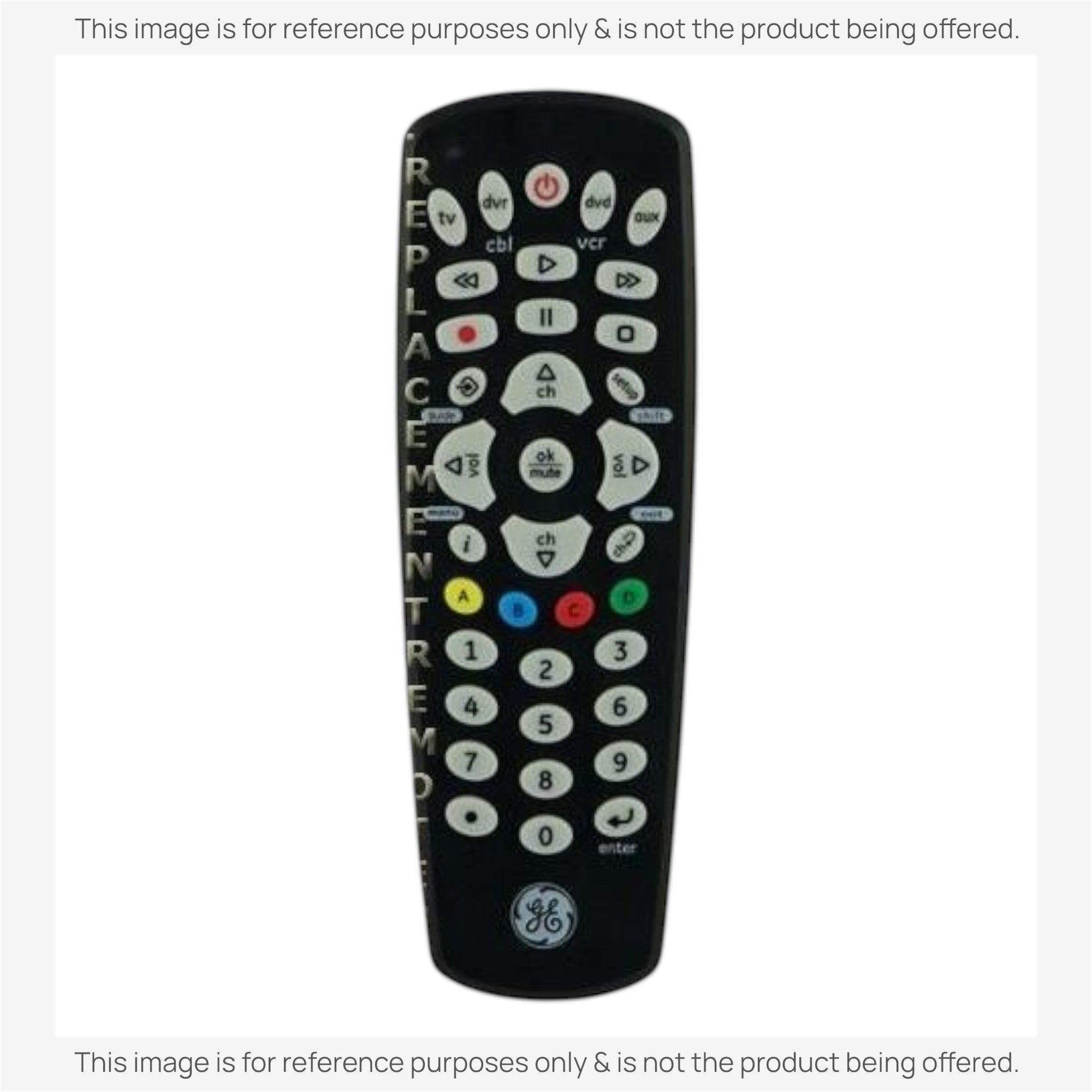 Anderic universal remote control for 4 devices with backlit keypad and dedicated streaming buttons