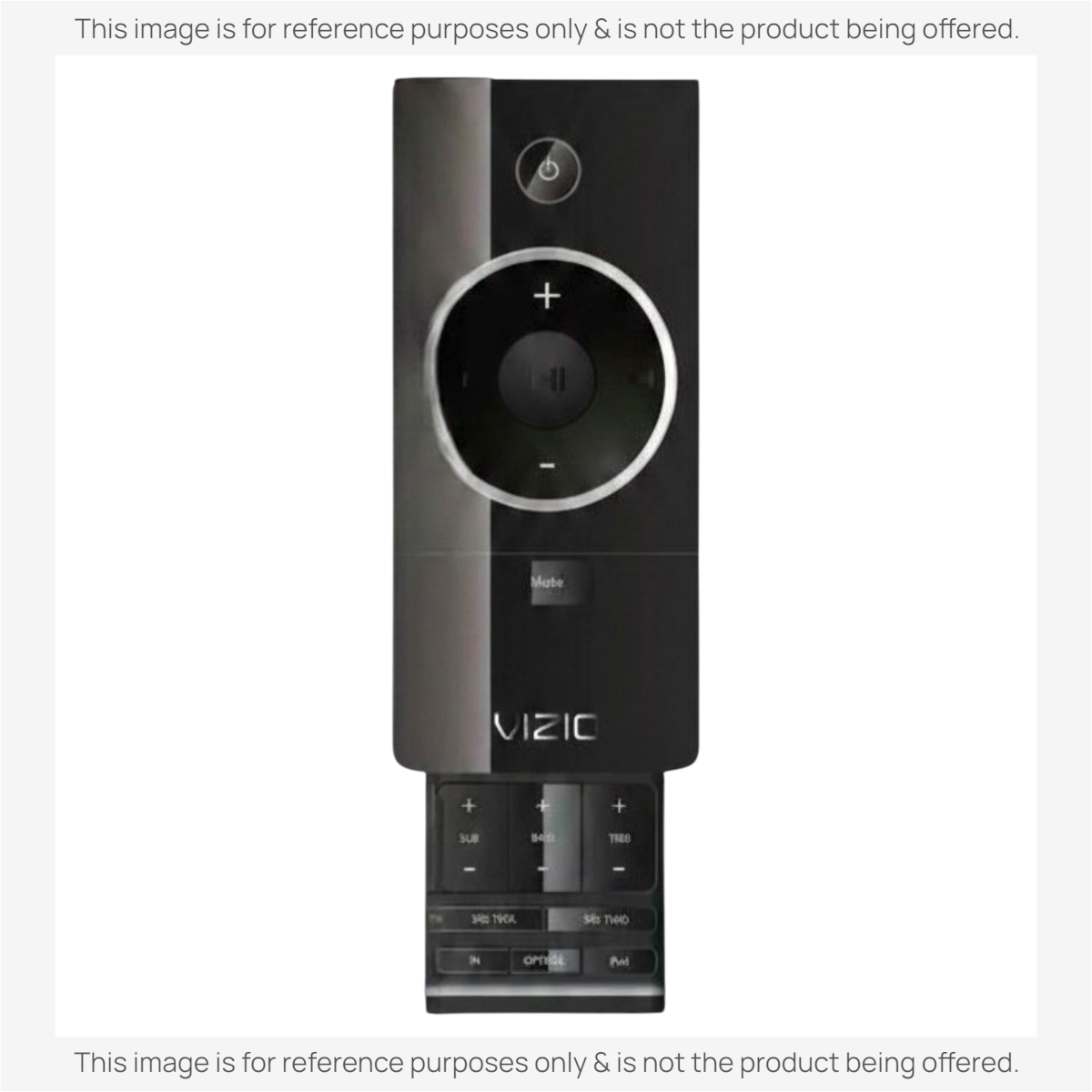 Anderic replacement remote control for Vizio VHT210 and VHT215 home theater systems in a sleek black finish.