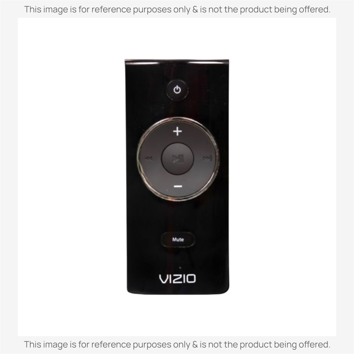 Anderic replacement remote control for Vizio VHT210 and VHT215 home theater systems in black.