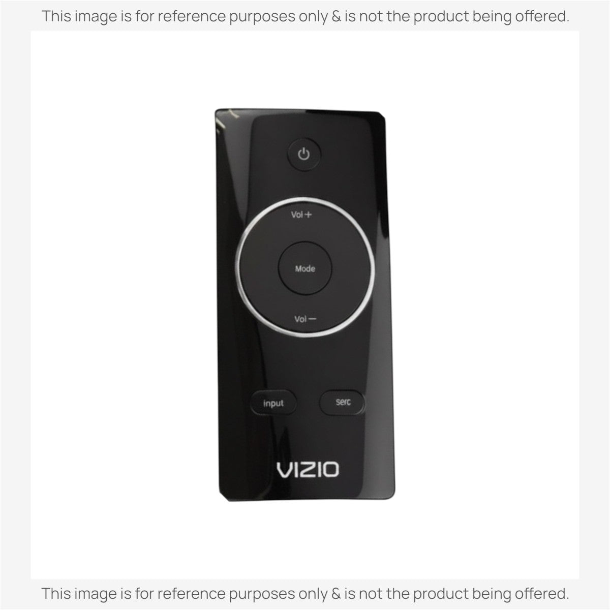 Anderic substitute remote control for Vizio VSB205 sound bar with circular volume and mode navigation buttons