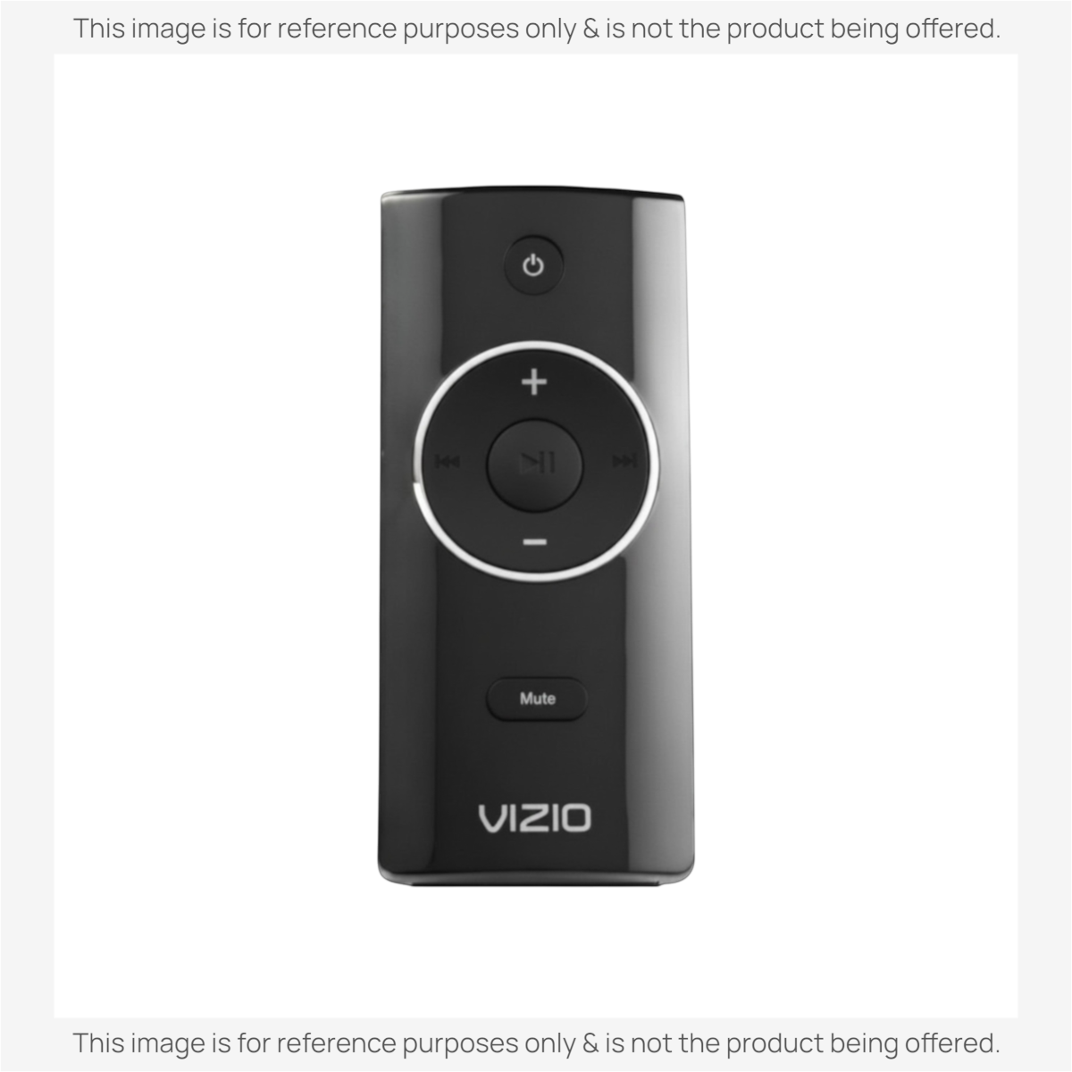 Anderic substitute remote control for Vizio VHT510 home theater systems, featuring a sleek black design.