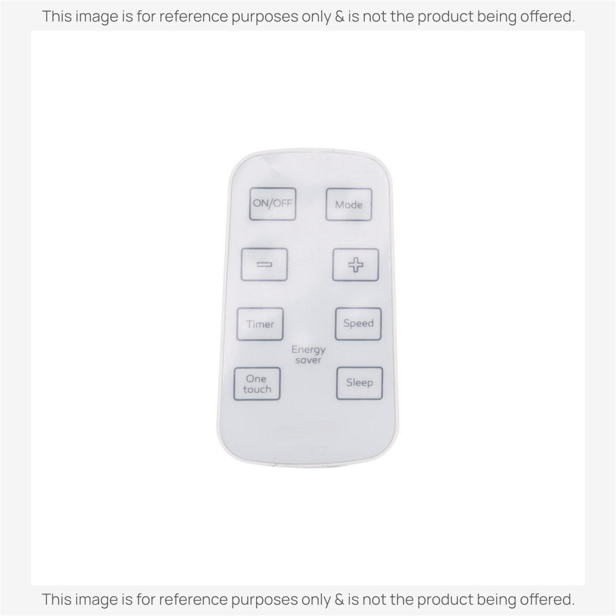 Anderic white replacement remote control for Arctic King and Midea air conditioners with clearly labeled buttons