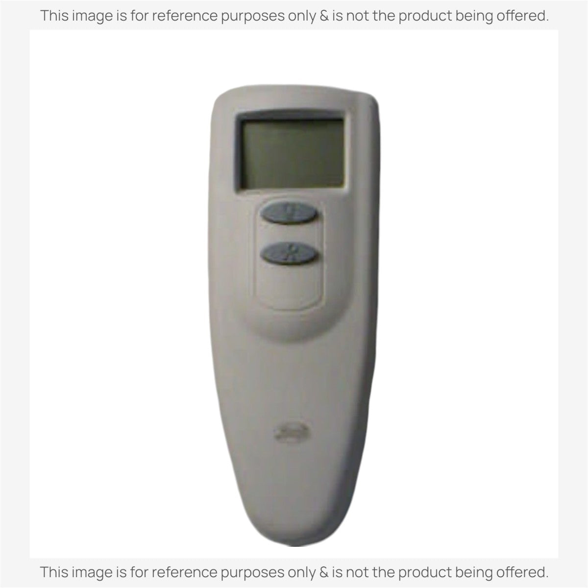 Anderic white handheld ceiling fan remote control with LCD screen and grey buttons for Hunter fan systems