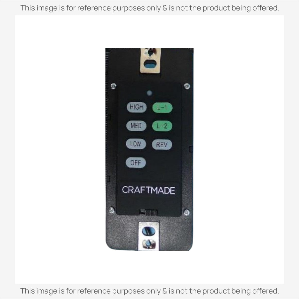 Anderic wired ceiling fan remote control wall switch with four-speed settings and light dimming for Craftmade fans.