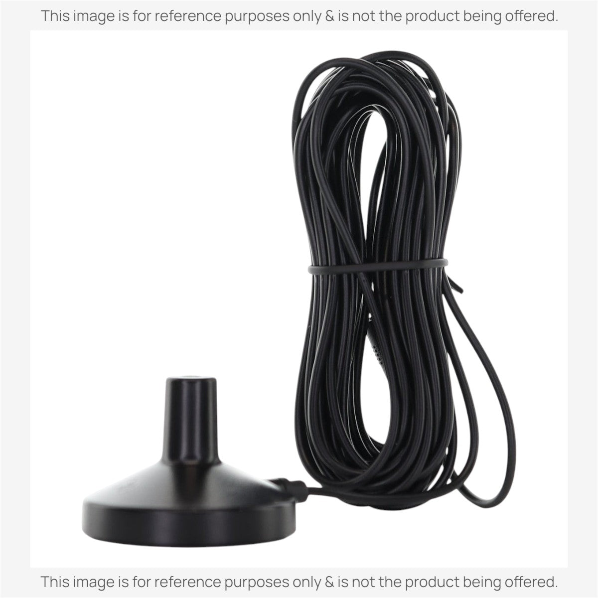 Anderic RRCM2 black calibration microphone for Yamaha AV receiver room acoustics setup with long coiled cable