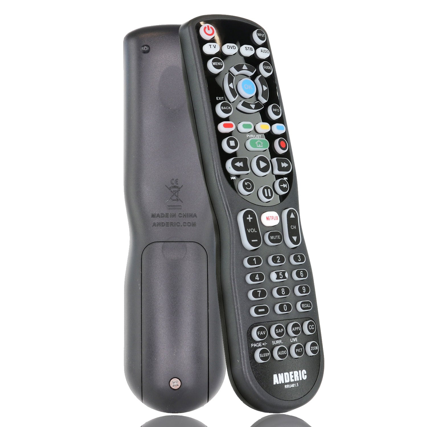 Substitute for GE 41567 UltraPro Advanced Universal Remote Control [RRU401]