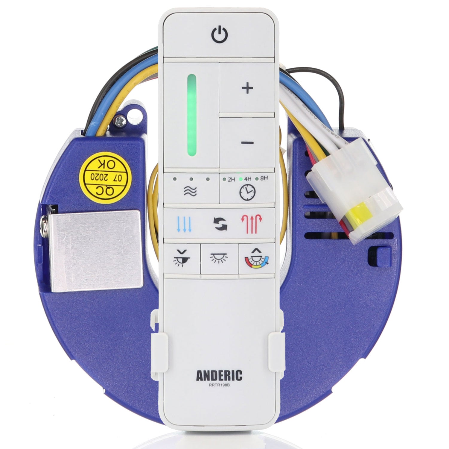 Kit de control remoto para ventilador de techo Anderic UC786N37-RR7225T para FANIMATION SLINGER v2-KIT