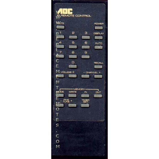 Control remoto del televisor AOC AOC50
