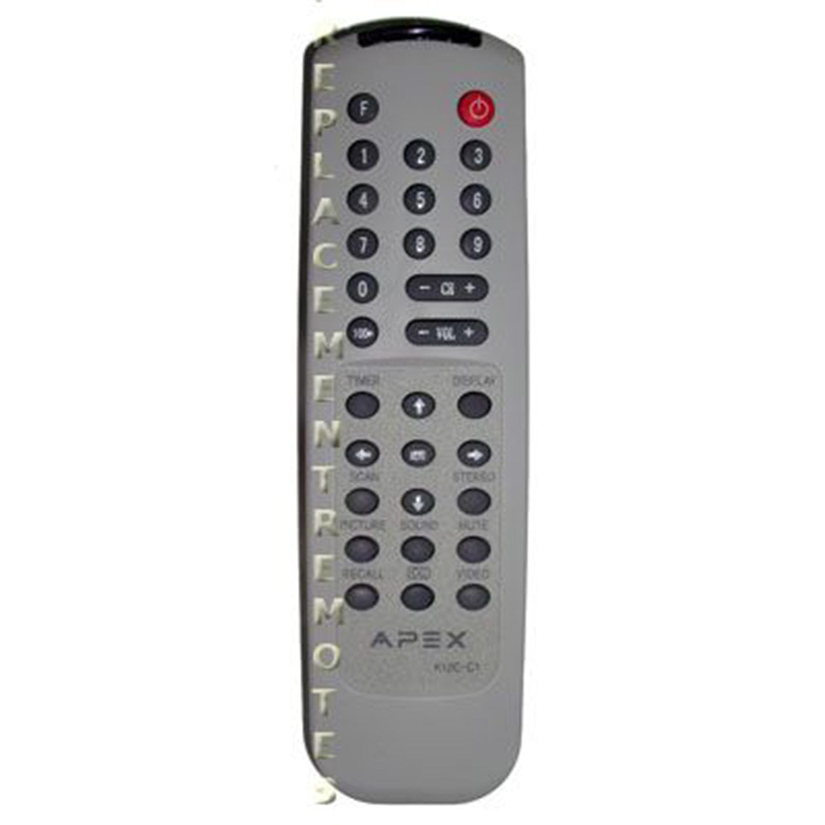 Apex CKG5C1 TV Remote Control