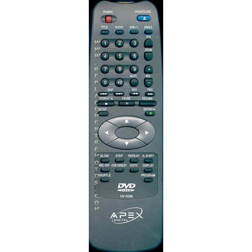 Control remoto de DVD Apex DVR200