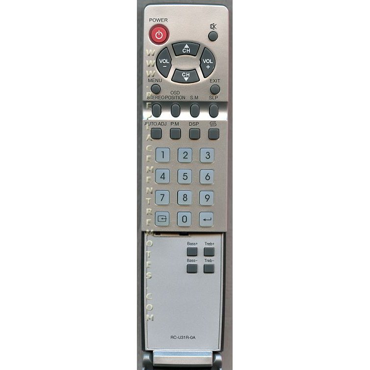 Control remoto para TV Audiovox RCU31R0A