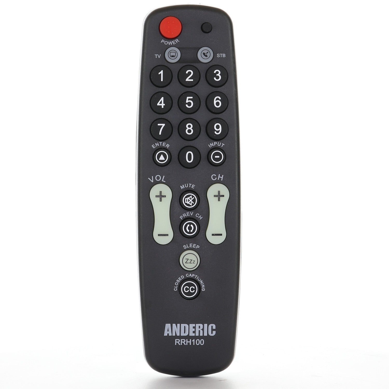 Anderic Substitute for RCA STB7766C REMOTE Digital TV Tuner Converter Remote Control [RRH100]