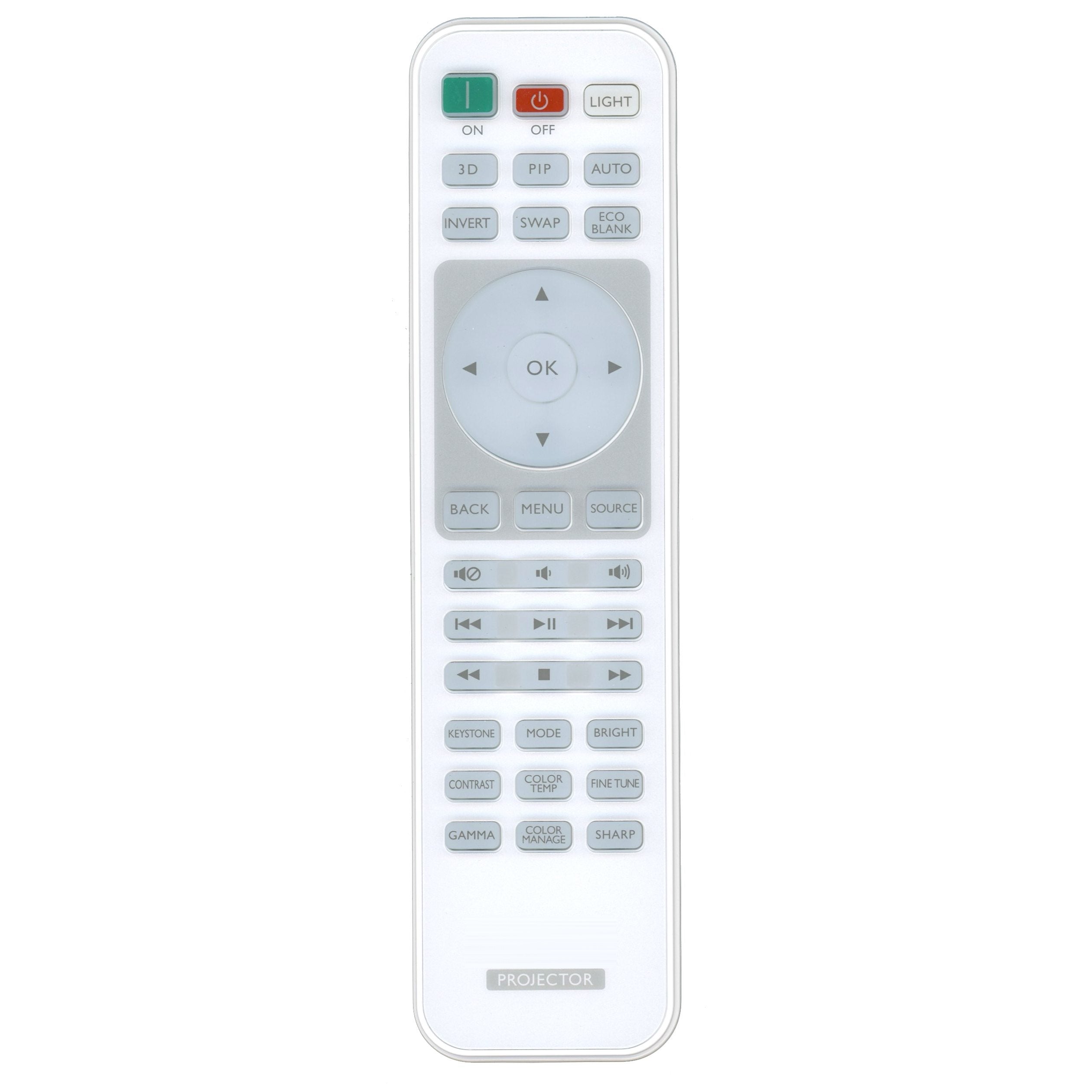 Télécommande pour projecteur rétroéclairé BenQ 1051B-2564
