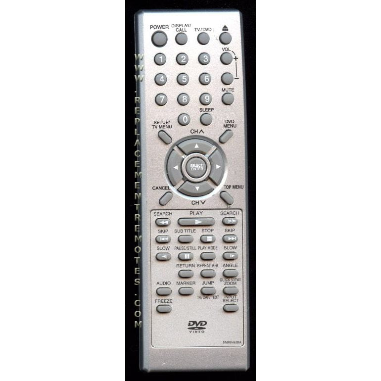 Broksonic 076R0HE02A TV/DVD Remote Control