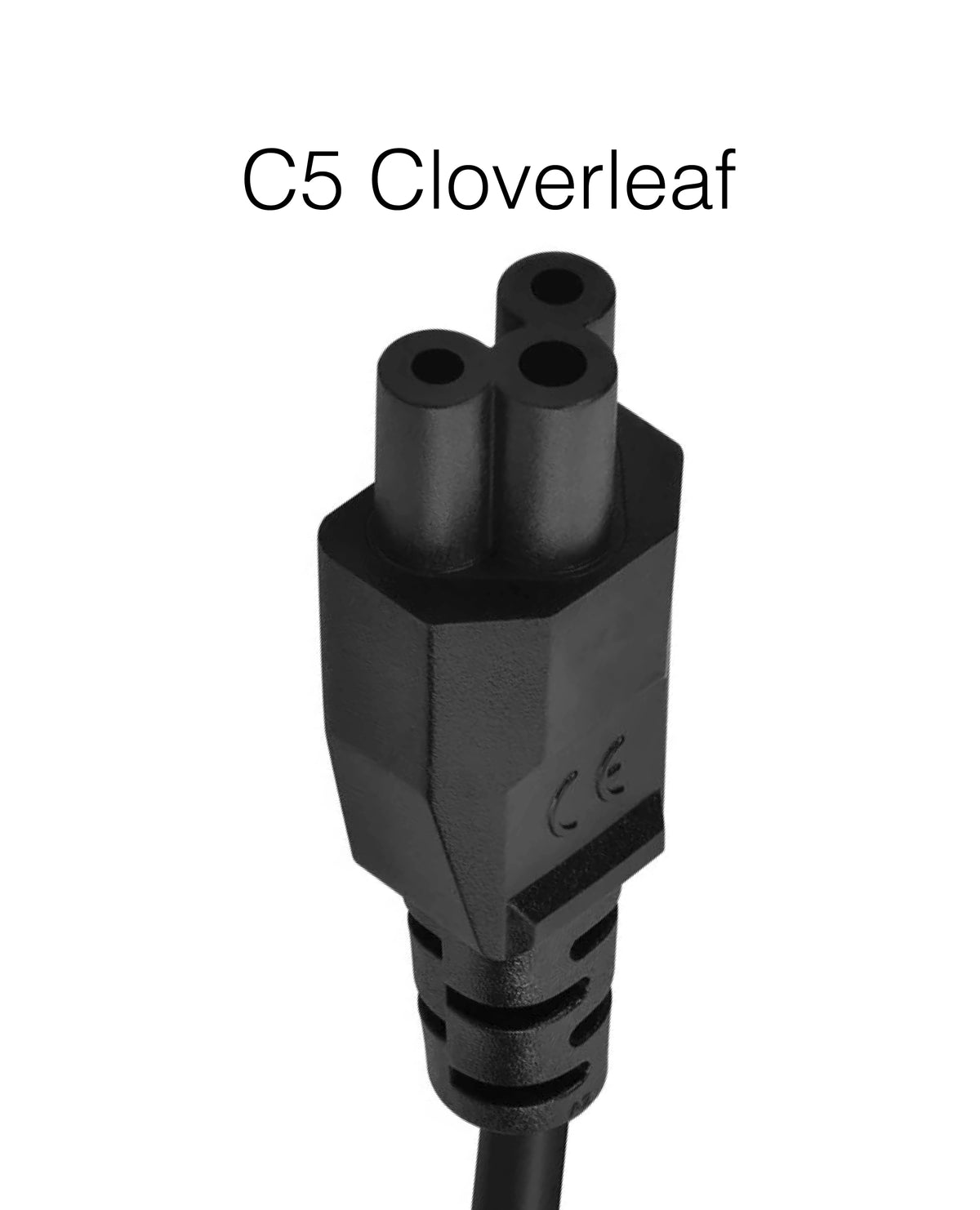 LG EAD62397331 6-Ft AC Power Cord | 3-Prong | Right-Angle C5 Cloverleaf for TVs- EAD62397331