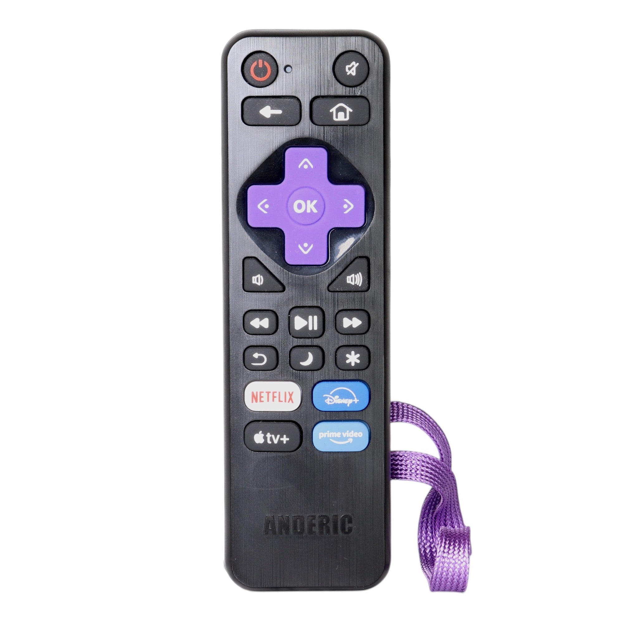 Anderic Substitute for Roku RC-ALIR / EXPRESS Streaming Remote Control 3226000612 [RRST01]
