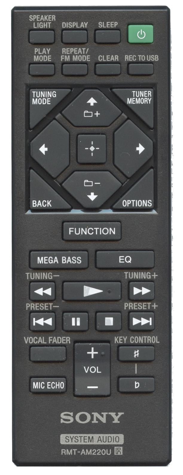 Sony RMT-AM220U Home Audio System Remote Control - 149317111 - RMTAM220U