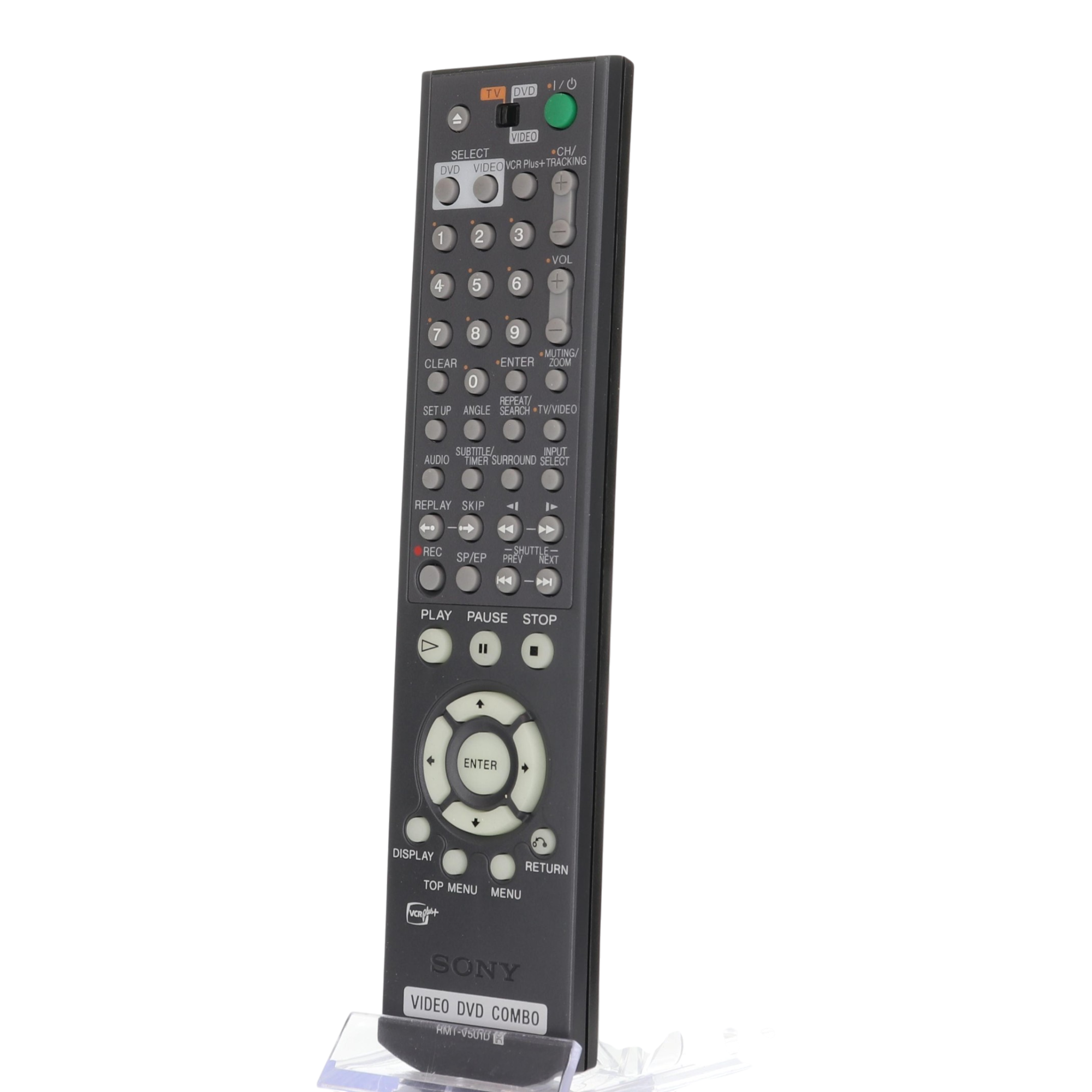 Sony RM-TV501D Control Remoto Combinado de DVD y VCR | Modelo 2001 - 9-885-061-21