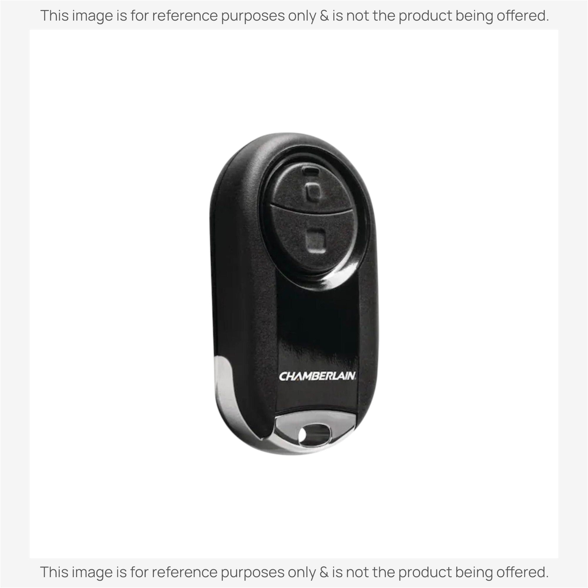 Substitute for Chamberlain MC100-P2 Keychain 2-Button Universal for Learn Key Garage Door Opener Remote Control [375UT-2button]