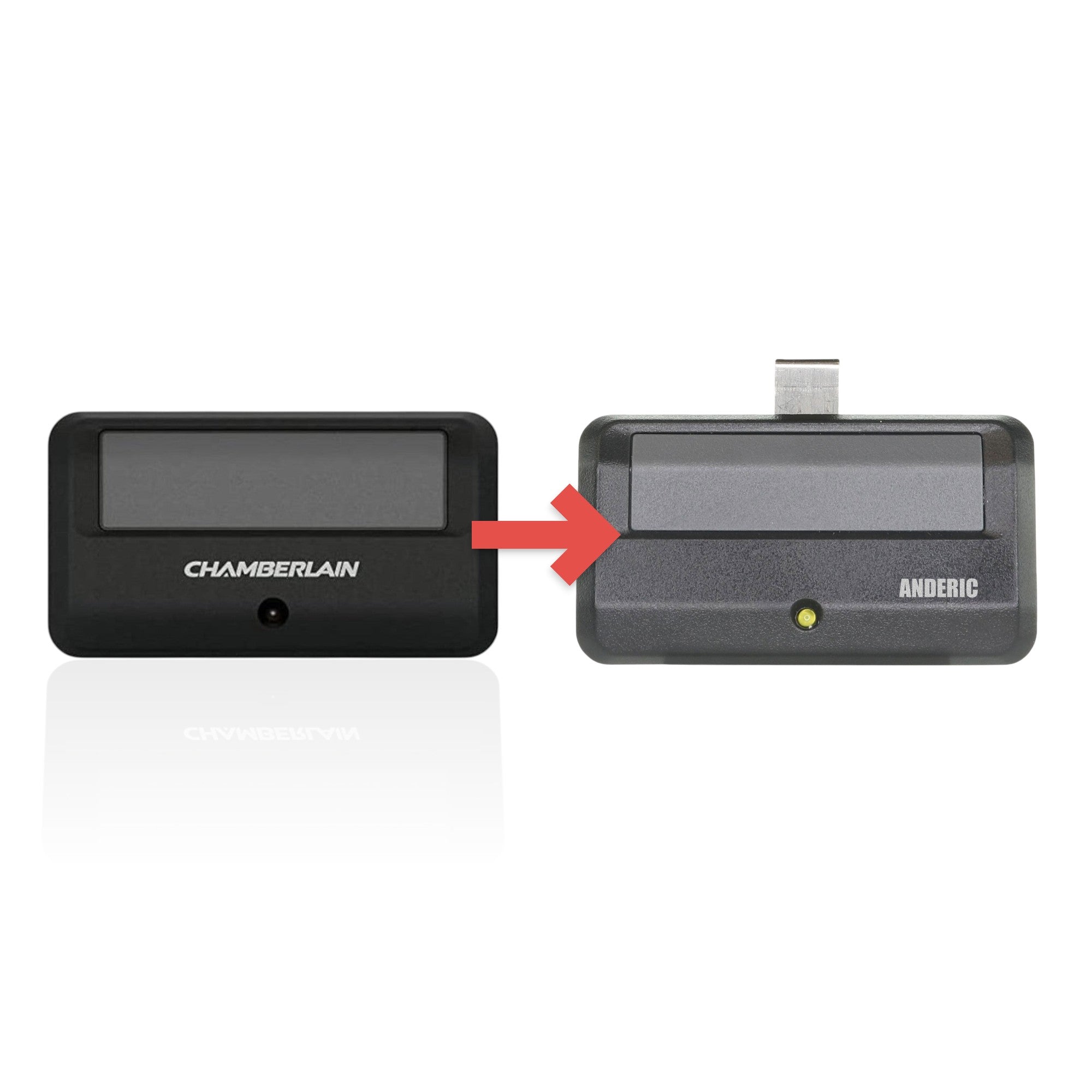 Anderic Substitute for Chamberlain 950ESTD-P2 Garage Door Opener Remote Control [891LM]