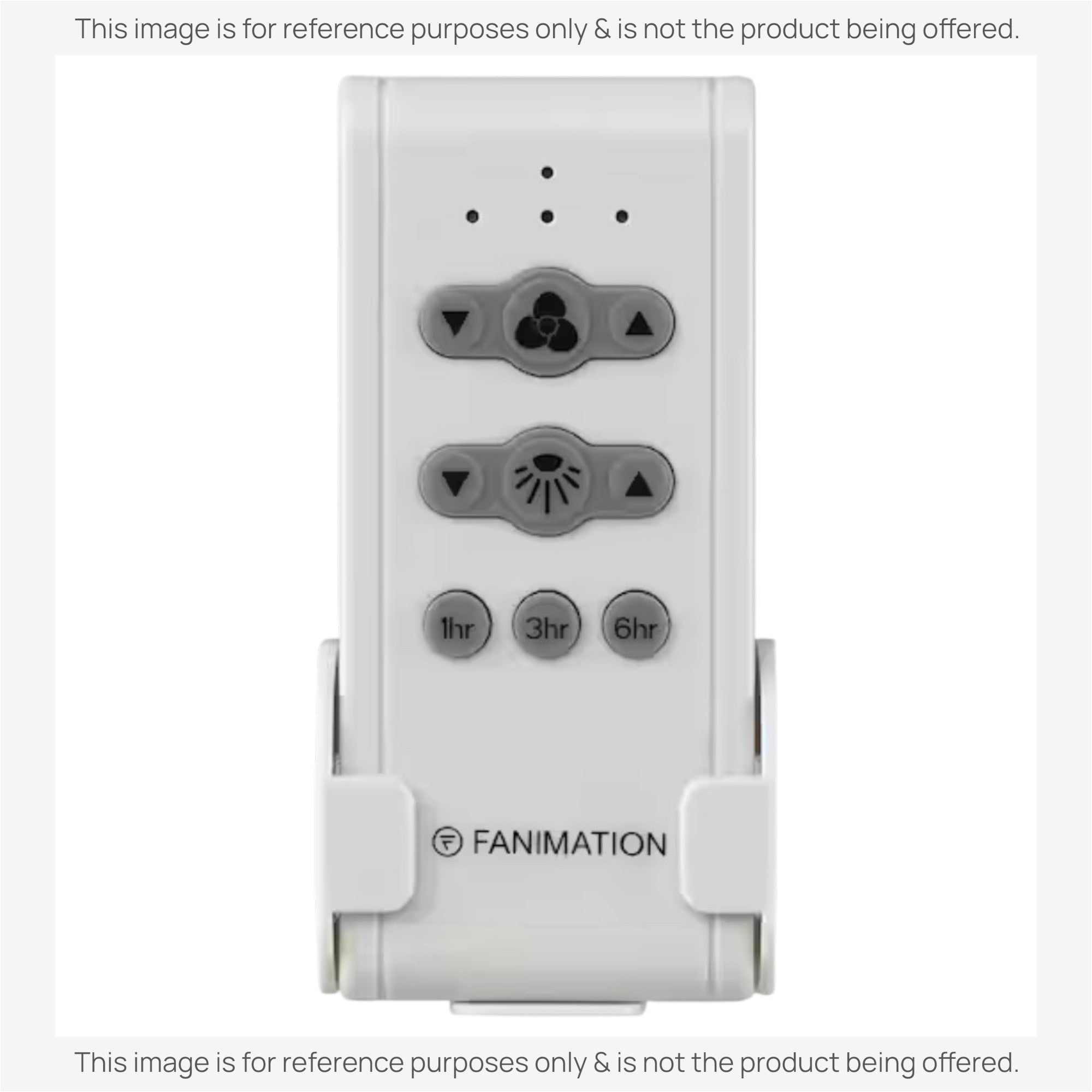 Substitute for Fanimation 3-Speed Remote Control with Receiver Non-Reversing Kit | KUJCE10611 CR500 [63T-AC83T-KIT]