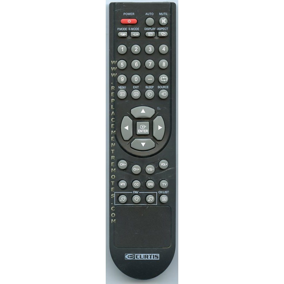 Curtis LED1336A TV Remote Control