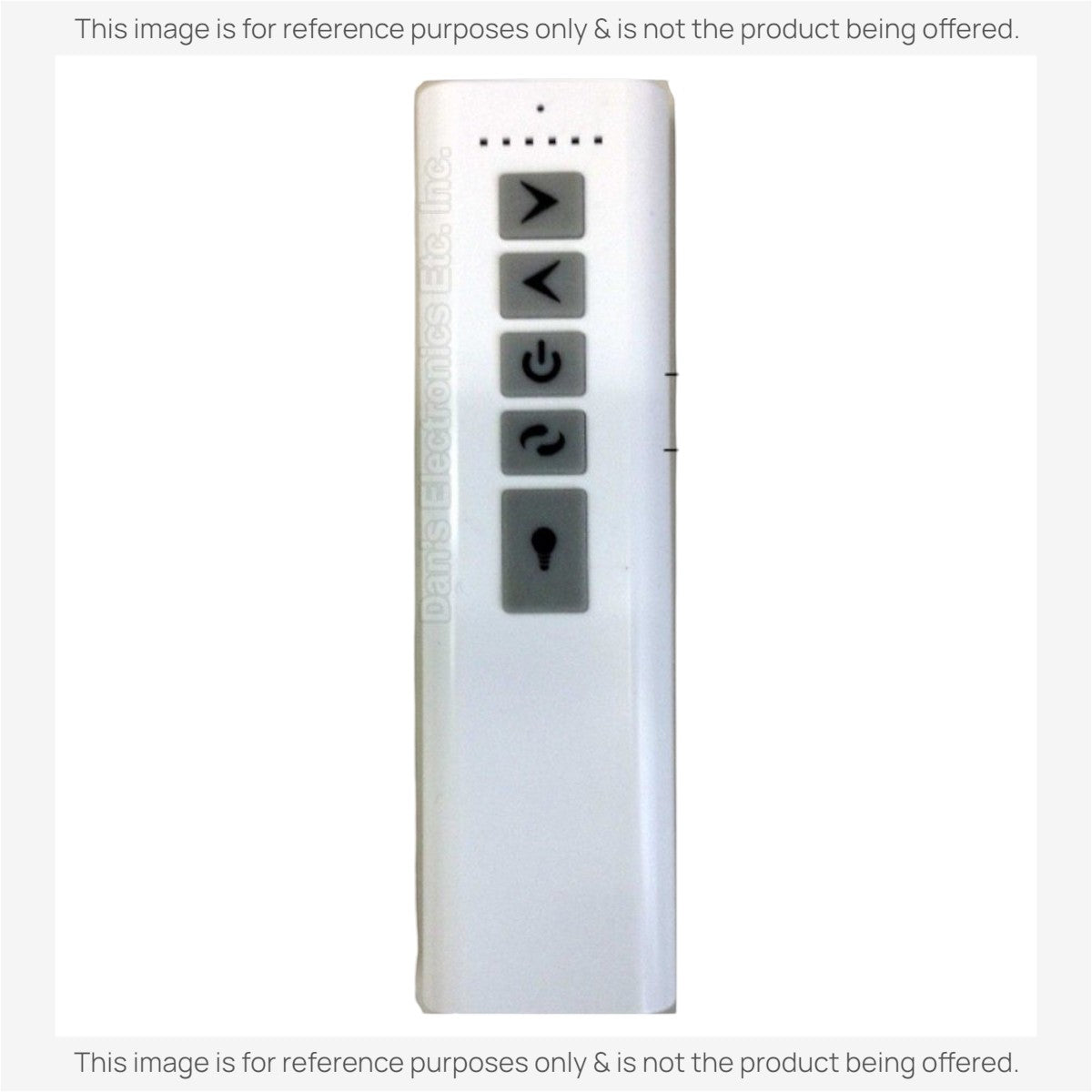 Substitute for Monte Carlo R8Y7RC04-CF Visual Comfort Ceiling Fan Remote Control | 2.4 GHz - 7rc04-cf100001 [DC1-DC8-KIT]