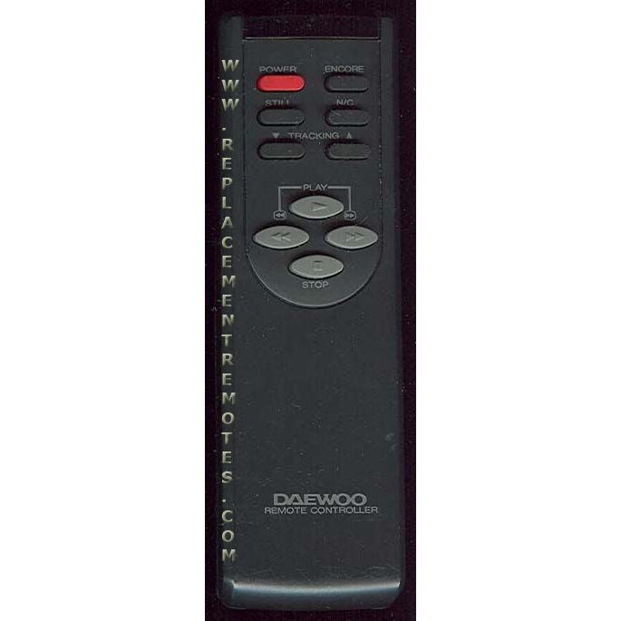 Daewoo DA001 VCR Remote Control