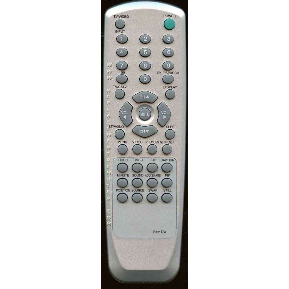 Daewoo REMDW TV Remote Control