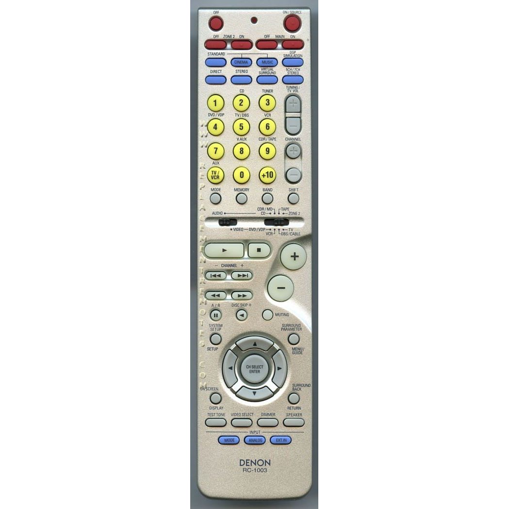 Control remoto del receptor Denon RC1003