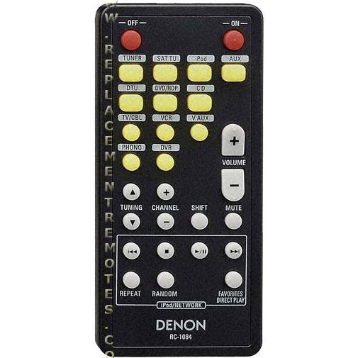 Control remoto del receptor Denon RC1084