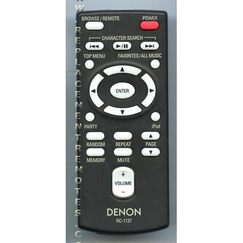 Denon RC1137 Audio Remote Control